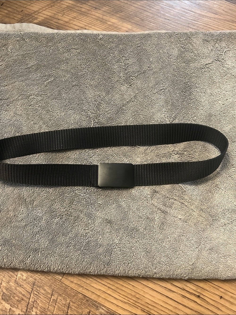 Black Webbing Slide Belt - kids 32” Accessories